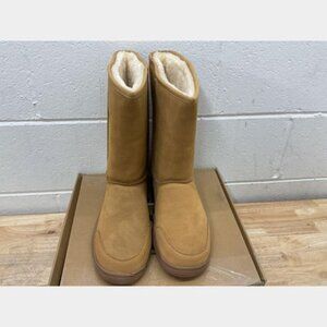 Mens 10" Boot Slippers